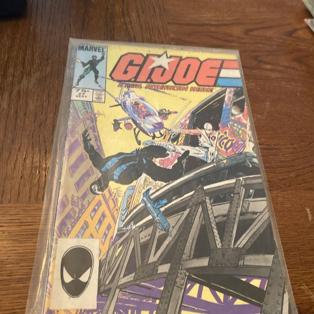 G.I. JOE COMIC BOOK #27 VERY GOOD 2ND PRINTING VINTAGE COLLECTOR PLASTIC PROTECT